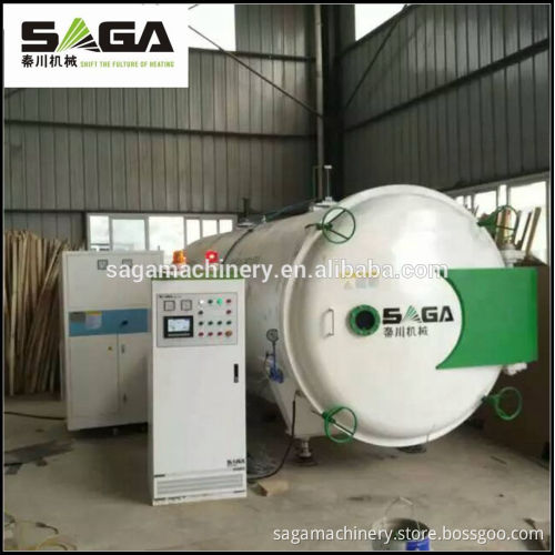 4.5CBM HF Processing timber equipment with vacuum condition